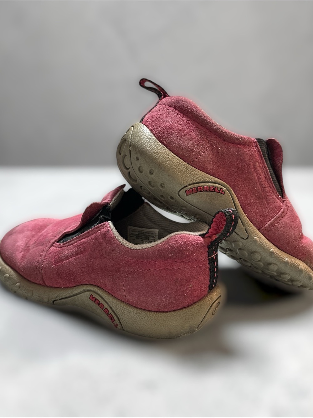 Merrell Slip-On Suede Casual Shoes in Rose